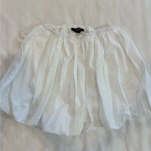 See You Monday LA Cotton White Bubble Skirt